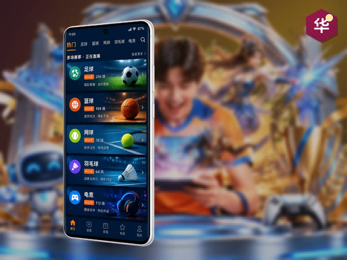 随时随地掌上观赛,尽在华体会 APP
